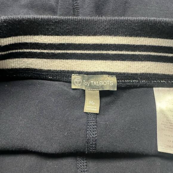 T by Talbots Stretch Tenniscore Cotton/Spandex Blend Skort, Women Mp Navy Blue - Picture 4 of 5